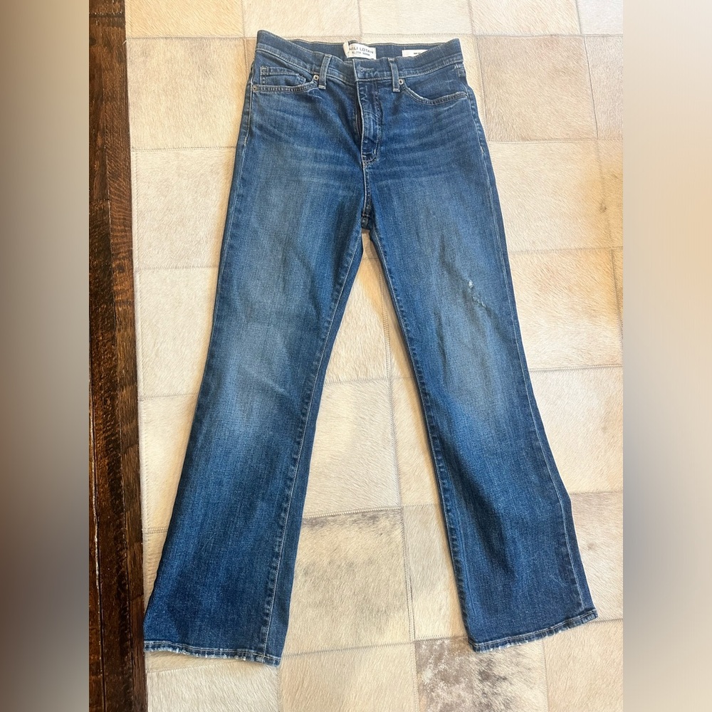 Nili Lotan Light Blue Boot Cut Jeans